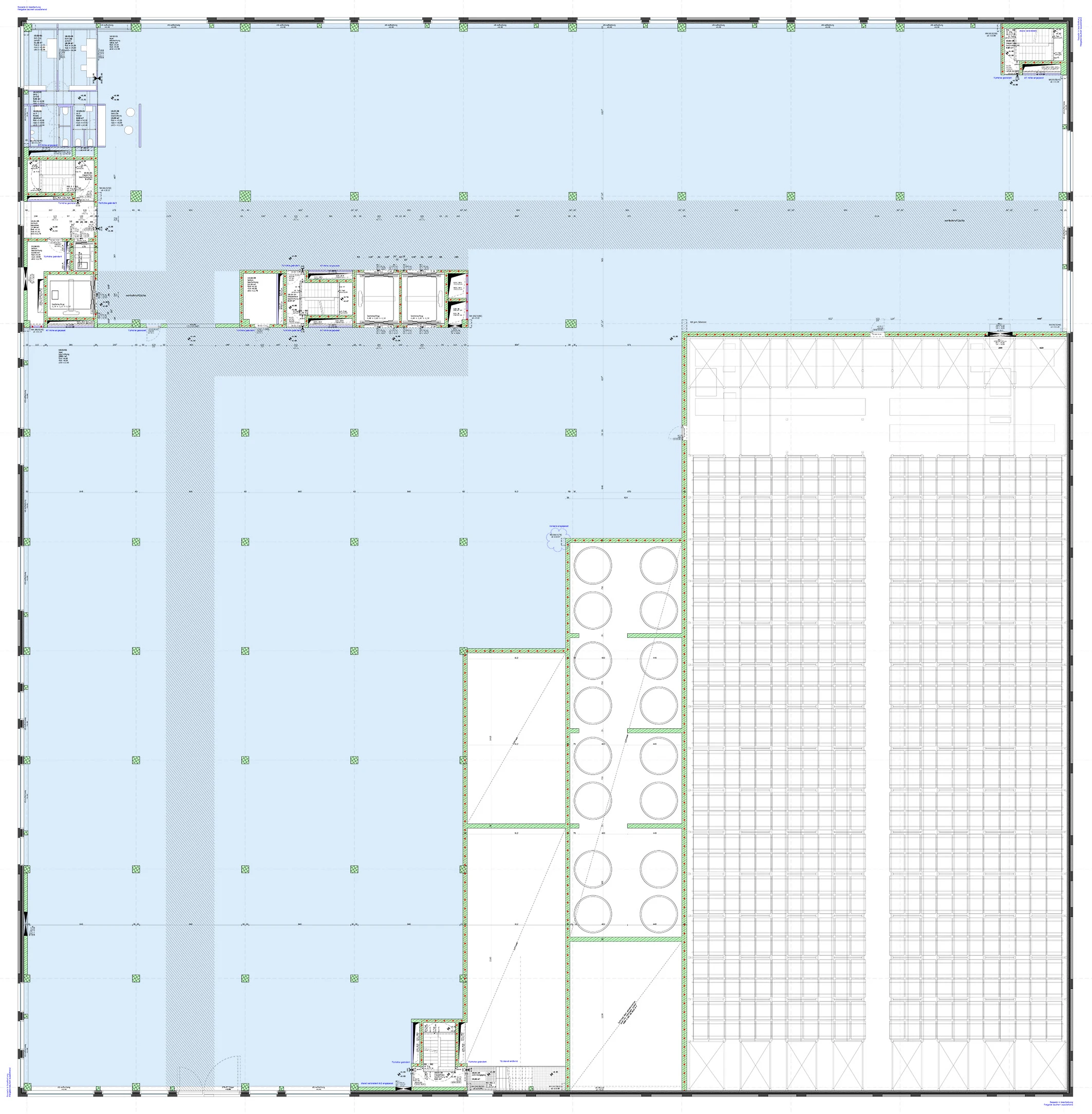 Grundriss OG1 – Lager & Produktion, ca. 4.500 m²